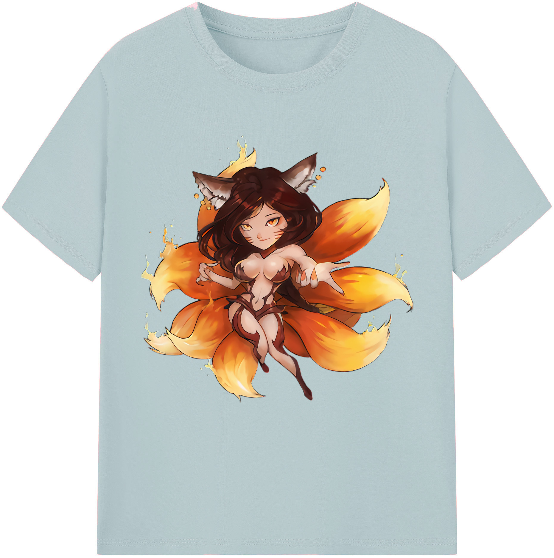 リーグ・オブ・レジェンド League of Legends LOL 綿100％半袖Tシャツ（フロントプリント）